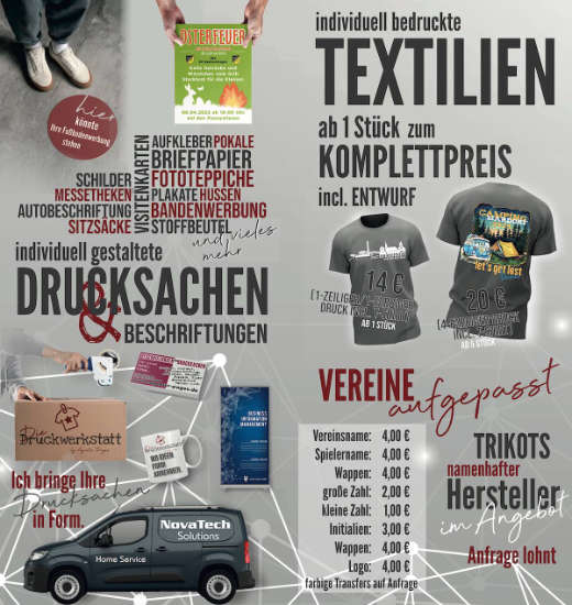 individuelle bedruckte Textilien