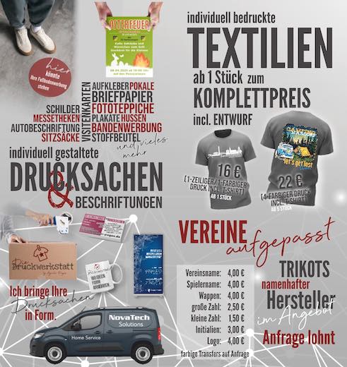 individuelle bedruckte Textilien