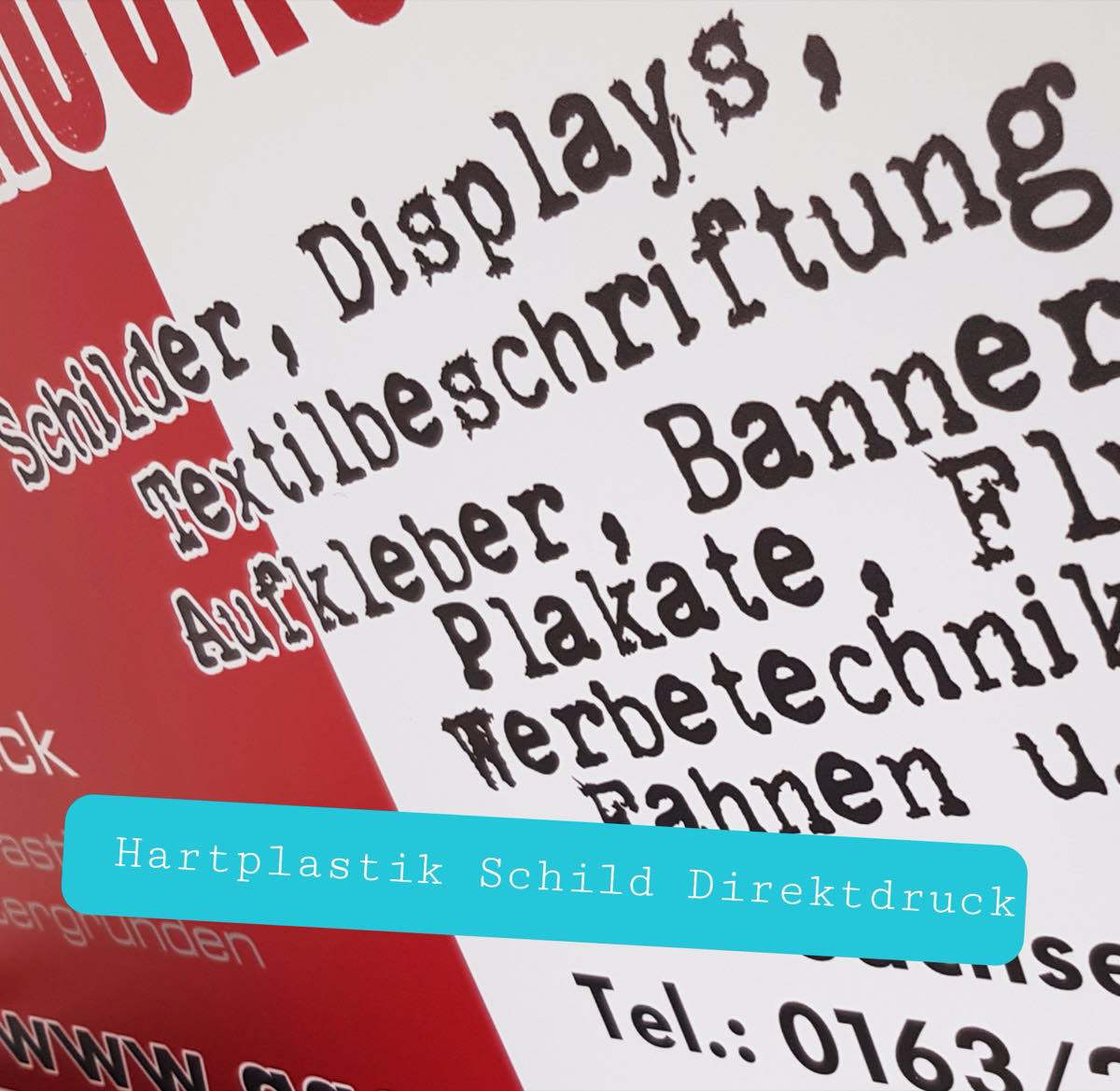 Werbeschild
